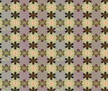 Gri renkli çiçekler. Raster düz çiçek çizim deseni. Tasarım hediye paketi, tebrik kartları, posterler ve afiş tasarımı.