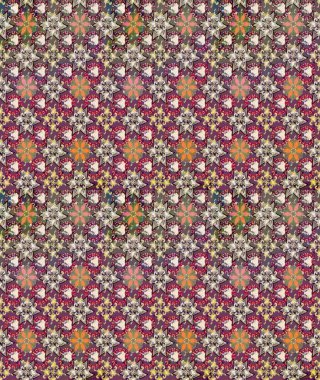 Çiçek desenli eskiz, darbeler, sıçramalar, yaz çiçekleri. Kahverengi renkli çiçekler. Raster illüstrasyonu.