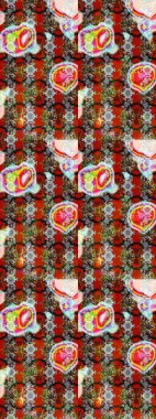 Nazik romantik baskı. Raster güzel bir çiçek deseni çizmiş. Bahar mevsimi. Tatil havası..