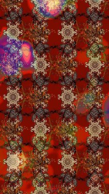 Renkli Bahar Teması eskiz kalıbı. Çocuk stili. Çiçekli eskiz arkaplanı. Düz Çiçek Elementleri Tasarımı.