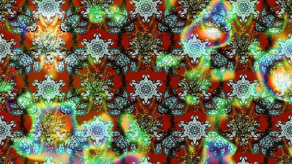 Tony 'nin kumaş kalıbını çiz. Raster illüstrasyonu. Küçük çiçekteki sevimli çiçek deseni. Modaya uygun kumaş deseni.