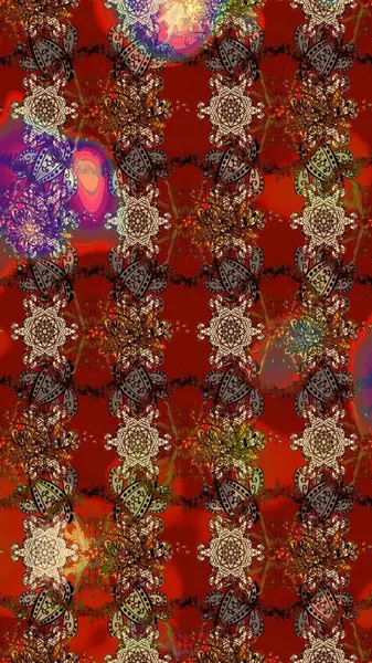 Renkli Bahar Teması eskiz kalıbı. Çocuk stili. Çiçekli eskiz arkaplanı. Düz Çiçek Elementleri Tasarımı.