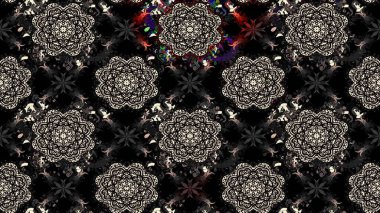 Küçük çiçekli basit bir çiçek çizimi. Moda baskısı, albüm, ambalaj kağıdı ve duvar kağıdı için zarif dekoratif süslemeler. Raster illüstrasyonu. Siyah renkte şirin çiçekler..