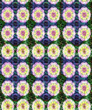 Küçük çiçekli yay deseni çiz. Raster illüstrasyonu. Suluboya stilinde nötr renkler üzerine.