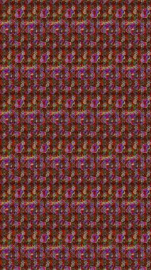 Kahverengi, kırmızı ve gri renklerde. Kahverengi, kırmızı ve gri papatyalar kahverengi, kırmızı ve gri renklerde. Raster illüstrasyonu.