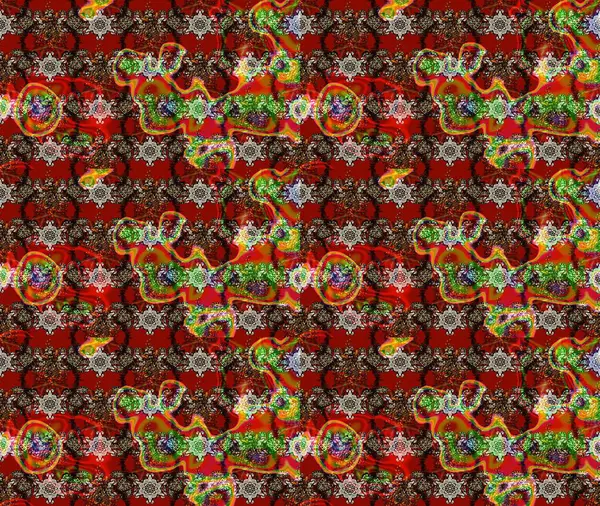 Güzel kumaş deseni. Raster suluboya çiçek deseni, narin çiçekler, kahverengi, kırmızı ve yeşil çiçekler, tebrik kartı şablonu.