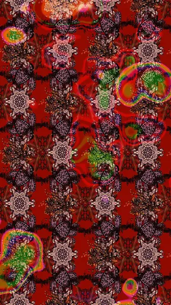 Raster Güzel kumaş deseni. Çiçek arkaplan ile soyut zarafet çizim deseni.