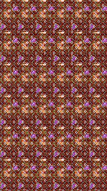 Eskiz geçmişi. Eski usul. Raster illüstrasyonu. Kumaş, tekstil, duvar kağıdı baskısı için. Tomurcukları papatya çiçekleri olan sevimli bir çiçek deseni. Miles Fleur, dandik süs.