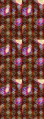 Çiçeksel fantezi tasarımı ve parlak bir arka plan çizimi. Renkli Bahar Teması eskiz kalıbı. Düz Çiçek Elementleri Tasarımı.