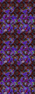 Güzel kumaş deseni. Raster suluboya çiçek deseni, narin çiçekler, menekşe, kahverengi ve gri çiçekler, tebrik kartı şablonu.