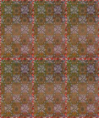 Fantezi kumaş deseni. Çiçekler, suluboya ile sorunsuz çiçek desenli. Raster desen.