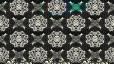 Gri renklerde. Anti-stres için soyut örnek sayfası. Raster illüstrasyonu.