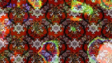 Süslü kumaş deseni. Düz Çiçek Elementleri Tasarımı. Renkli Bahar Teması eskiz kalıbı. Raster illüstrasyonunda çiçek deseni çizimi.