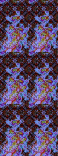 Mavi, mor ve kahverengi renklerde. Çiçekli güzel suluboya desen. Raster illüstrasyonu.