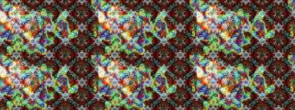 Yeşil, kahverengi ve gri renkli şirin çiçek desenleri. Renkli Bahar Teması eskiz kalıbı. Düz Çiçek Elementleri Tasarımı. Raster Modaya uygun kumaş deseni.