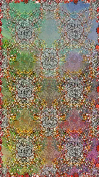 Raster Şirin kumaş deseni. Kusursuz bir mahsul. Renkli Bahar Temalı Kusursuz Arkaplan. Düz Çiçek Elementleri Tasarımı.