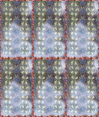 Sorunsuz vintage. Düz çiçek öğeleri tasarım. Raster şirin kumaş deseni. Bahar Tema Dikişsiz desen arka plan rengi.