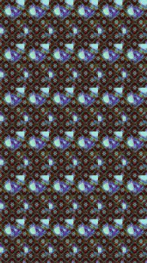 Raster. Zarif, parlak ve eskiz mavi, kahverengi ve gri çiçek desenli tasarım. Sabıka baskıları, bebek kıyafetleri, duvar kâğıtları, paket kutuları vb..