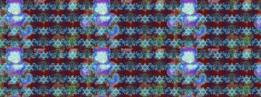 Düz Çiçek Elementleri Tasarımı. Renkli Yaz Temalı eskiz kalıbı. Mavi, kırmızı ve nötr renklerde çiçekler. Çiçekli retro deseni çiz.