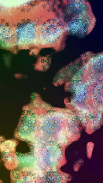 Raster 'ın taze dokusu. Yumuşak pamuk tasarımı. Paketleme, tekstil, duvar kâğıdı için çiçek eskizi. Yumuşak fayans. Klasik çiçek deseni.