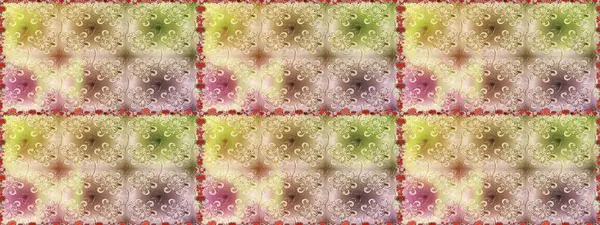 Vadinin bej ve nötr renklerdeki çiçekleri. Raster dikişsiz çiçek deseni.