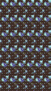 Raster. Zarif, parlak ve eskiz mavi, kahverengi ve gri çiçek desenli tasarım. Sabıka baskıları, bebek kıyafetleri, duvar kâğıtları, paket kutuları vb..