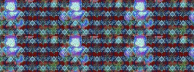 Düz Çiçek Elementleri Tasarımı. Renkli Yaz Temalı eskiz kalıbı. Mavi, kırmızı ve nötr renklerde çiçekler. Çiçekli retro deseni çiz.