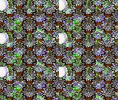 Raster suluboya çiçek deseni, narin çiçekler, gri çiçekler, tebrik kartı şablonu. Raster Güzel kumaş deseni.