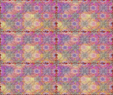 Tarafsız renklerde şirin tekstil tarzında. Raster illüstrasyonu. Renkli, pürüzsüz desen. Çiçek arkaplan. Çiçek duvar kağıdı.