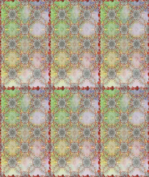 Tarafsız ve gri renklerde çiçekler. Çiçekli karalama şeklinde Raster çiçek deseni. Yumuşak, bahar çiçekli arka plan.