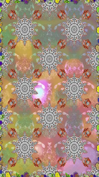 Küçük çiçekteki sevimli çiçek deseni. Gri ve nötr renkte çiçekler.