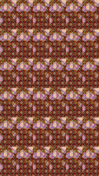 Raster deseni. Süslü kumaş deseni. Çiçekli çiçek deseni, suluboya..