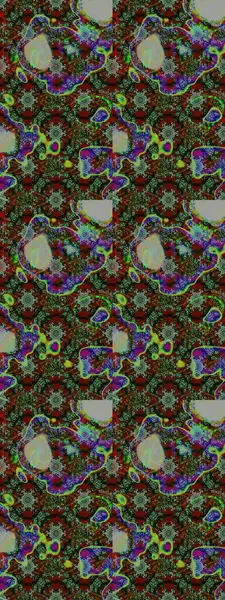 Raster illüstrasyonu. El çizimi. Çiçekli, yapraklı, çiçek desenli çizim..