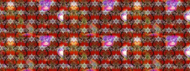 Çiçekler suluboya tarzında kahverengi, kırmızı ve nötr renklerde. Raster illüstrasyonunda çiçek deseni çizimi.