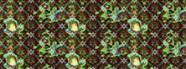 Parlak çiçekli kolaj çiçekleri yeşil, kahverengi ve gri. Çiçekli zambakların eskiz geçmişi. Çiçek tasarımı için inanılmaz kolaj cennet tarzı..