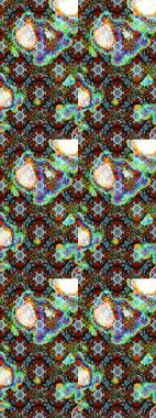 Küçük çiçekte güzel bir desen. Moda baskıları için zarif bir şablon. Çiçekli bahar çiçekleri. Robot resim. Motley illüstrasyonu. Küçük renkli çiçekler..