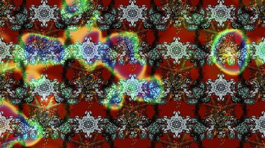 Güzel kumaş deseni. Renkli Bahar Teması eskiz kalıbı. Düz Çiçek Elementleri Tasarımı. Raster illüstrasyonunda çiçek deseni çizimi.