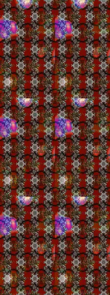 Vadinin çiçekleri kahverengi, kırmızı ve gri renklerde. Çiçeksel çizim kalıbının çizimi.