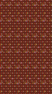 Kahverengi, kırmızı ve bej renkli çiçeklerle çizilmiş çiçek deseni. Çiçekler suluboya tarzında kahverengi, kırmızı ve bej renklerinde.