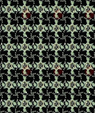 El çizimi. Çiçekler, dallar, bitkiler ve çiçekler. Raster illüstrasyonu. Güzel kumaş deseni.