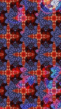 Renkli Bahar Teması eskiz kalıbı. Raster illüstrasyonundaki çiçek desenli çizim. Düz Çiçek Elementleri Tasarımı. Mor renkte çiçekler.