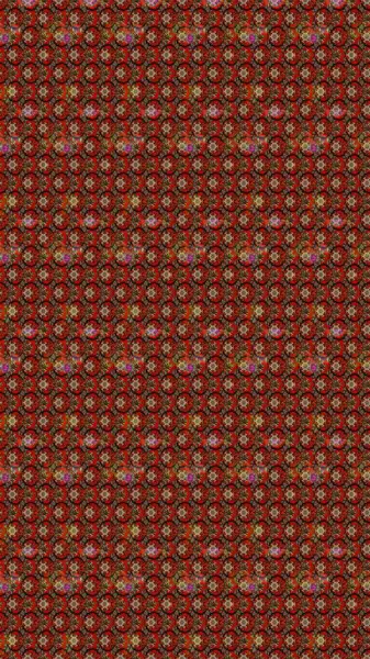 Kahverengi, kırmızı ve bej renkli çiçeklerle çizilmiş çiçek deseni. Çiçekler suluboya tarzında kahverengi, kırmızı ve bej renklerinde.