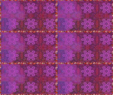 Renkli Bahar Temalı Kusursuz Arkaplan. Güzel kumaş deseni. Raster illüstrasyonunda kusursuz çiçek deseni. Düz Çiçek Elementleri Tasarımı.