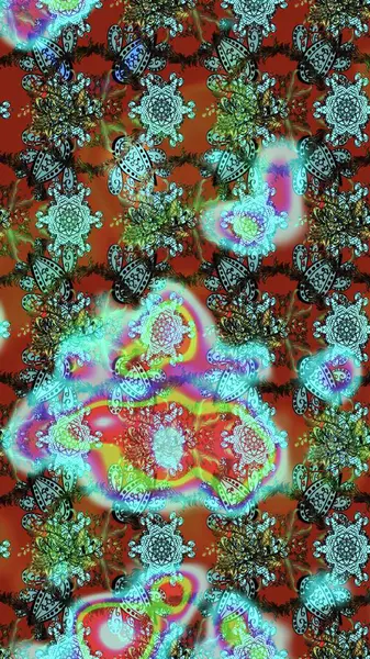 Düz Çiçek Elementleri Tasarımı. Çiçekli eskiz çizimi. Renkli Yaz Temalı eskiz kalıbı. Çiçekler mavi, kahverengi ve yeşil renklerde.