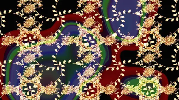 Suluboya, elle çizilmiş. Vadinin çiçekleri siyah, bej ve kırmızı renklerde. Eskiz arkaplan modeli. Raster - stok.