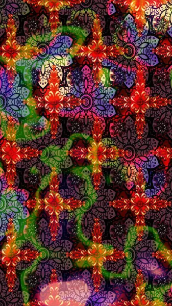 Küçük renkli çiçekler. Moda baskıları için zarif bir şablon. Motley illüstrasyonu. Robot resim. Çiçekli yaz çiçekleri. Küçük çiçekte şirin desenler.