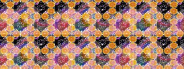 Manzaralı çiçek deseni. Çiçek kompozisyonu, el boyası, hassas şablon. Sevgililer günü ve tebrik kartı konsepti için şık bir davetiye. Üst manzara, yumuşak sarı renk biçimi.