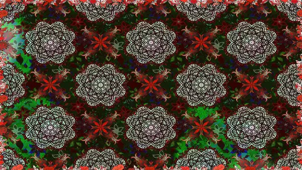 Raster. Güzel suluboya çiçekler, parlak tablolar ilham verici ve kahverengi çiçek desenli arkaplan..