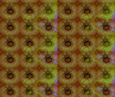 Raster Hip kumaş deseni. Eskiz Vintage Çiçek Deseni.