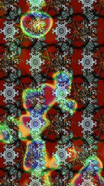 Raster illüstrasyonundaki çiçek desenli çizim. Düz Çiçek Elementleri Tasarımı. Renkli Bahar Teması eskiz kalıbı. Güzel kumaş deseni.